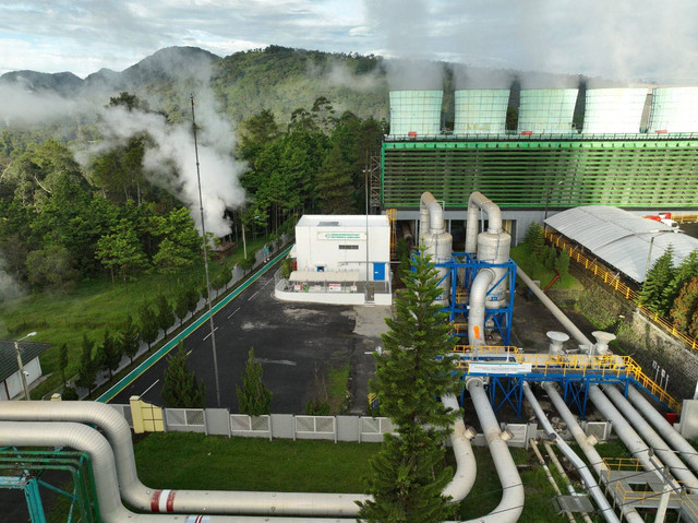 PLTP Kamojang menjadi penghasil hidrogen hijau (green hydrogen) berbasis panas bumi pertama di Asia Tenggara. Foto: PLN IP