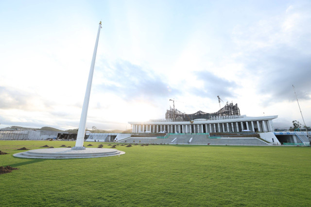 Lapangan upacara Ibu Kota Nusantara (IKN). Foto: Otorita IKN