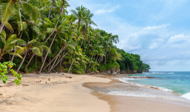 Pantai Amal Baru.Foto hanya ilustrasi bukan tempat sebenarnya. Sumber: Unsplash/Rowan Heuvel