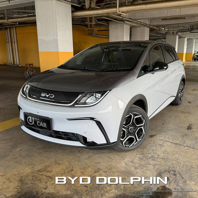 Mobil listrik BYD Dolphin yang bisa disewa Jennete Rent Jakarta. Foto: Jennete Rent