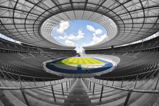 Ilustrasi sejarah Olympiastadion Berlin. Foto: Pixabay