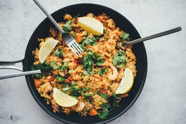 Tujuan Membuat Nasi Goreng. Foto hanya ilustrasi. Sumber foto: Unsplash/Annie