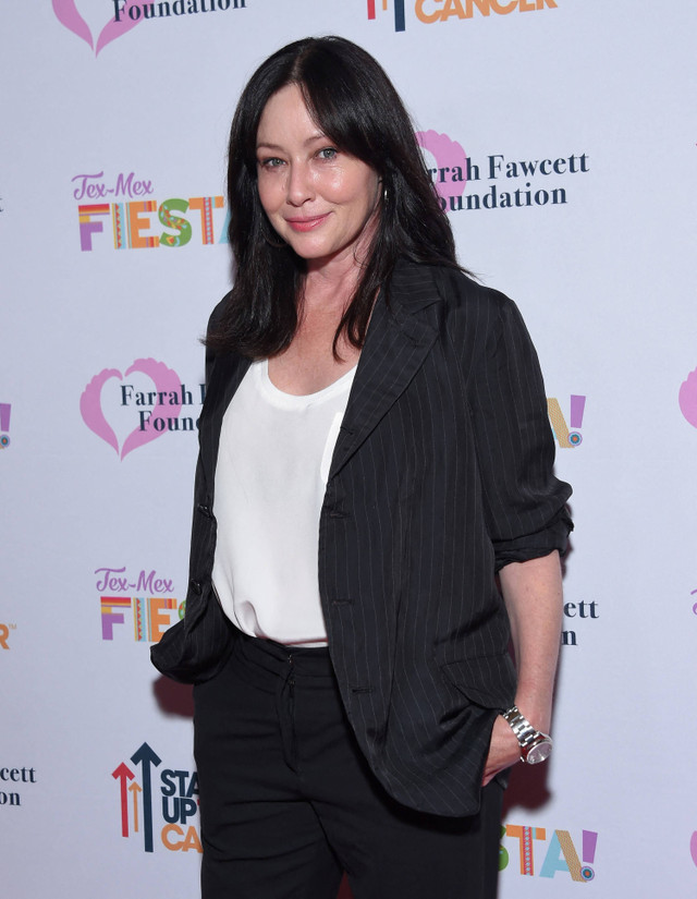 Pemain Beverly Hills 90210, Shannen Doherty. Foto: Lisa O'CONNOR / AFP