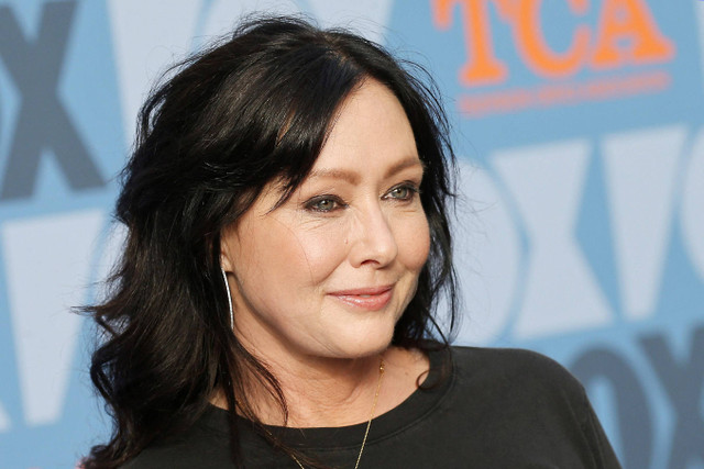 Pemain Beverly Hills 90210, Shannen Doherty. Foto: Michael Tran / AFP