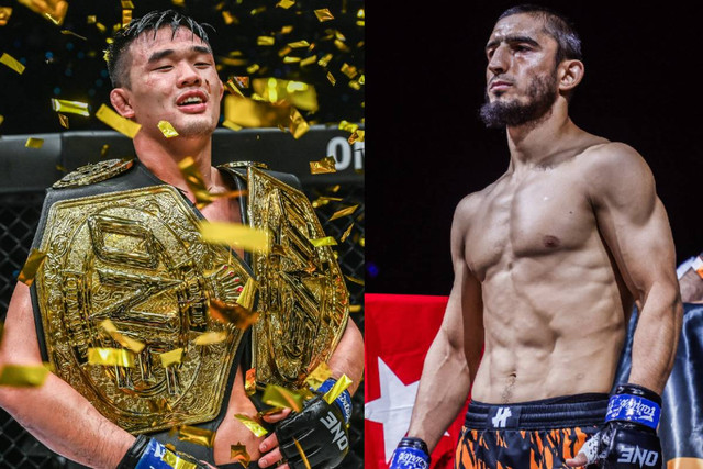 Christian Lee (kiri) akan menghadapi Alibeg Rasulov dalam laga perebutan Gelar Juara Dunia ONE Lightweight MMA. Foto: ONE Championship