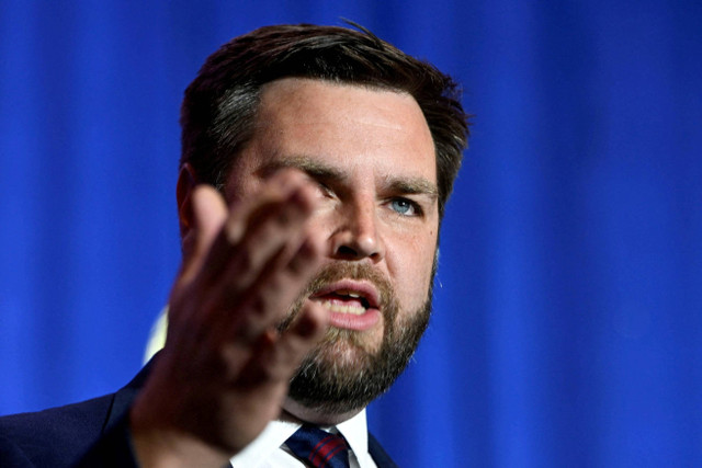 Cawapres AS dari dari Partai Republik J.D. Vance. Foto: Gaelen Morse/ REUTERS