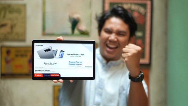 Telkomsel buka pre-order bundling Samsung Galaxy Z Fold 6 dan Flip 6, bonus eSIM dan kuota data hingga 150 GB selama 12 bulan. Foto: Telkomsel