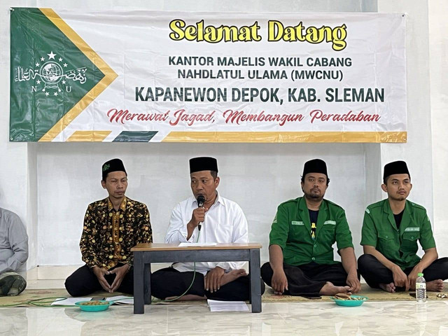 fotoKonferensi pers tanggapan NU soal maraknya outlet miras di sleman. Foto: M wulan