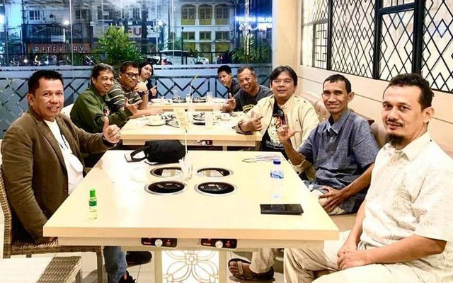 Edwin Mauladi bersama Salman Dianda Anwar, mantan Pengurus Majelis Nasional Korps Alumni Himpunan Mahasiswa Islam (KAHMI) dalam sebuah kesempatan di Jakarta. (ist)