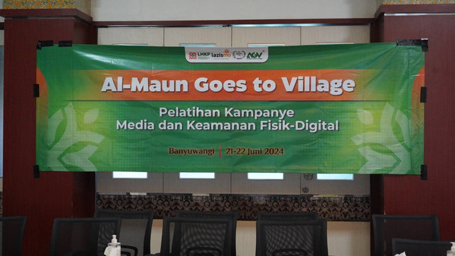 Al-Maun Goes To Village Pelatihan Kampanye Media dan Keamanan Fisik Digital di Banyuwangi (Dokumentasi pihak LHKP PP Muhammadiyah)