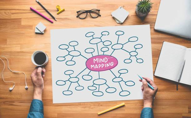 Ilustrasi Simbol Apa Yang Biasanya Digunakan Dalam Mind Mapping Untuk Mewakili Ide Utama?, Foto: Unsplash/HAKINMHAN.