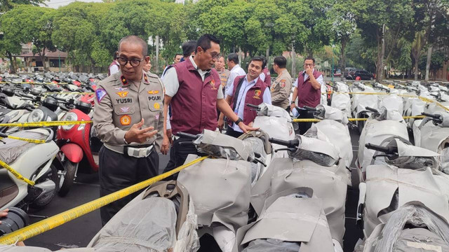 Konpers kasus tindak pidana fidusia di Slog Polri, Jakarta Kamis (18/7/2024). Foto: Rachmadi Rasyad/kumparan