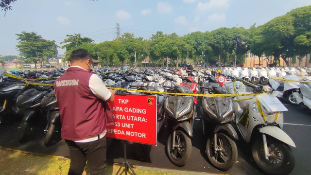 Konpers kasus tindak pidana fidusia di Slog Polri, Jakarta, Kamis (18/7/2024). Foto: Rachmadi Rasyad/kumparan