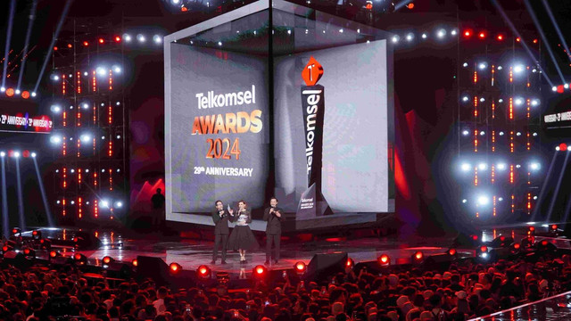 Acara Telkomsel Awards 2024 digelar di Indonesia Arena, GBK, Jakarta, pada 17 Juli 2024. Foto: Dok. Telkomsel