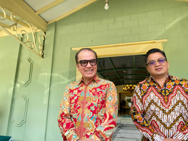 Tantowi Yahya setelah bertemu Sultan HB X di Kompleks Kepatihan Yogyakarta, Senin (22/7). Foto: Resti Damayanti/Pandangan Jogja