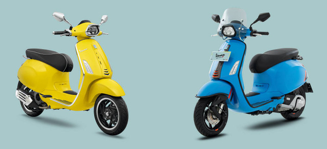 Vespa Sprint dan Vespa Sprint S. Foto: Vespa Indonesia