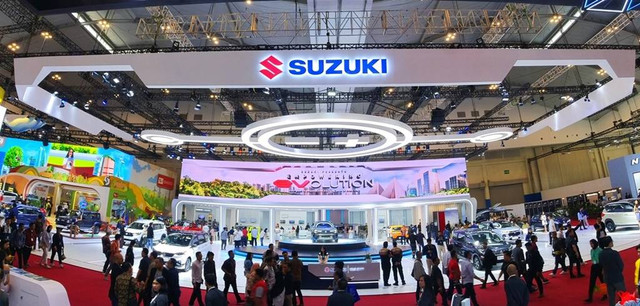 Suasana booth Suzuki di GIIAS 2024. Foto: Suzuki