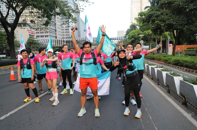 Fun Run teman kumparan Running Club Minggu (21/7). Foto: kumparan