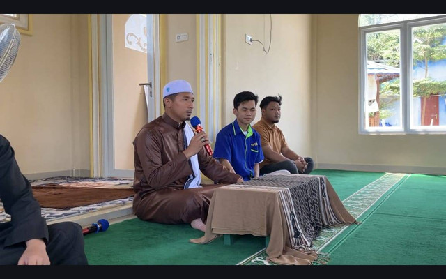 Tim Supertex saat melakukan kunjungan di Pondok Pesantren (Ponpes) Hamalatul Qur'an. (Foto: Istimewa)