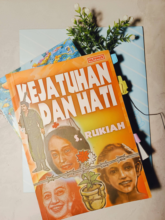 Gambar novel Kejatuhan dan Hati. (sumber gambar: pribadi).