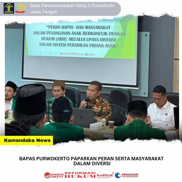 Bapas Purwokerto Paparkan Peran Serta Masyarakat Dalam Diversi