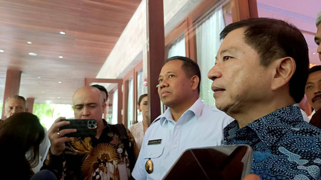 Menteri Perencanaan Pembangunan Nasional/Kepala Badan Perencanaan Pembangunan Nasional (PPN/Bappenas) Suharso Monoarfa di Bali. Foto: Denita BR Matondang/kumparan