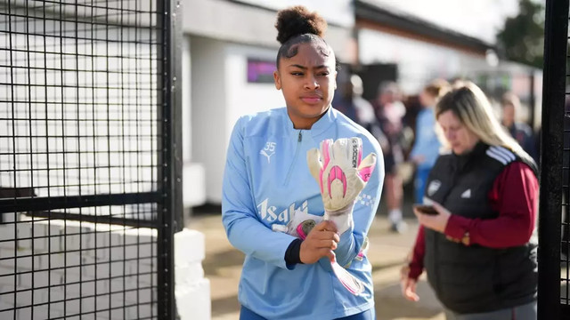 Khiara Keating, kiper Manchester City Women. Foto: mancity.com 