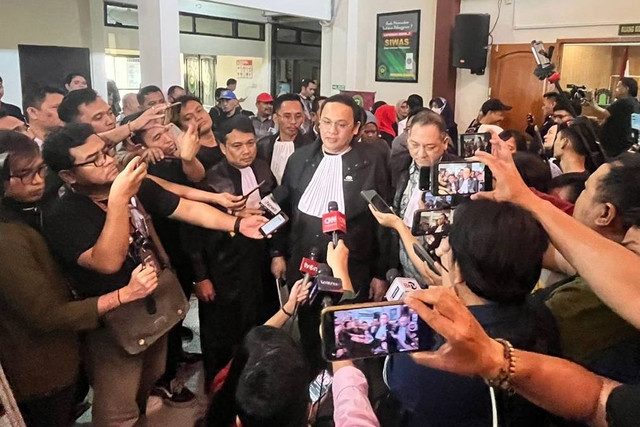 Sidang Peninjauan Kembali (PK) Saka Tatal di PN Cirebon, Rabu (24/7/2024). Foto: kumparan