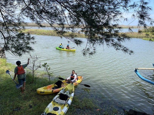 Wahana kano di Kabupaten Bantul. Foto: Wulan