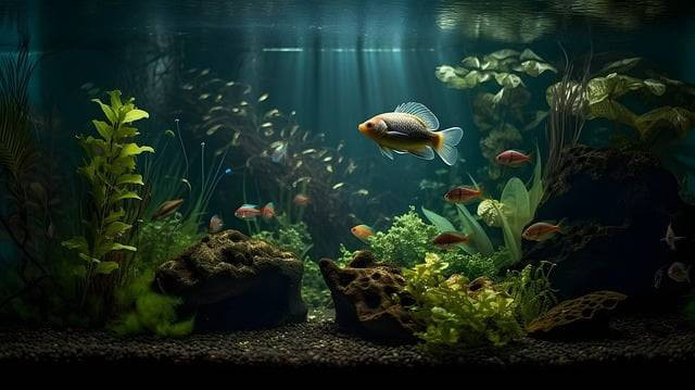 Ilustrasi cara bikin aquascape gampang. Foto: Pixabay