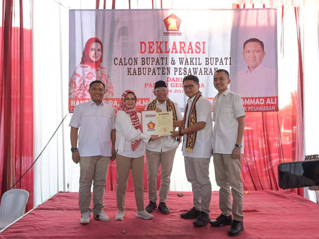 Gerindra Lampung Putuskan Mendukung Nanda-Antonius sebagai Calon Bupati dan Wakil Bupati Kabupaten Pesawaran pada Rabu (24/7) | Foto : RMD Media