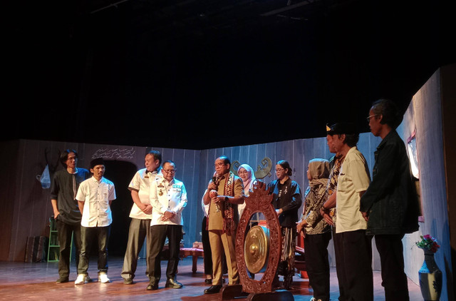 Pembukaan Festival Teater Berbahasa Lampung | Foto : Eka Febriani / Lampung Geh