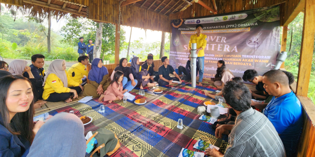 IPB Wujudkan Kampung Iklim Cibunian dengan Rumah Kolaborasi PPK Ormawa Himagreto