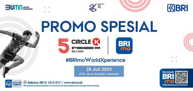 Promo Spesial Circle K Run 2024 Bali. Foto: dok. BRI