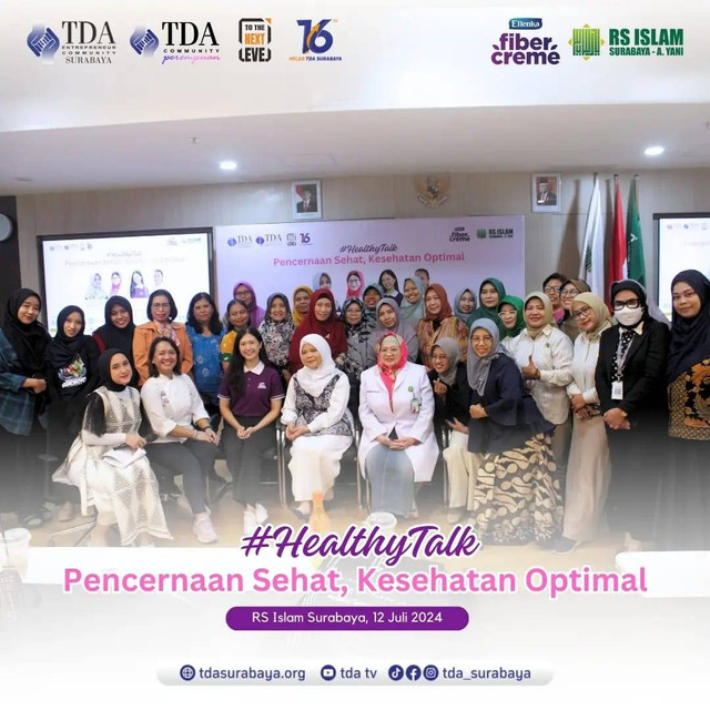 Peduli Perempuan TDAP Surabaya Gelar Talkshow Healthy Talk