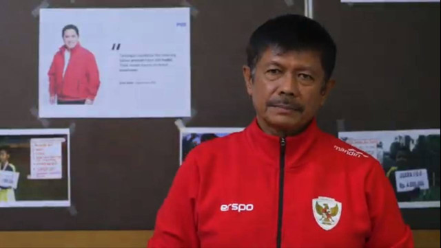 Pelatih Timnas U-19 Indonesia Indra Sjafri.