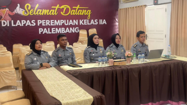 Lapas Perempuan Palembang Ikuti Pengarahan Webinar Series