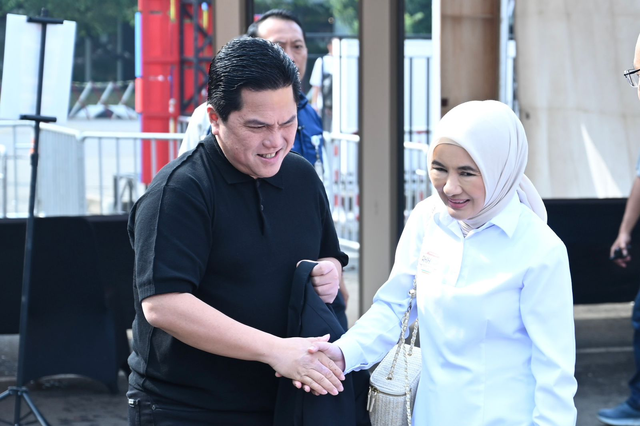 Menteri BUMN Erick Thohir bersama Dirut Pertamina Nicke Widyawati. Foto: Dok. Pertamina