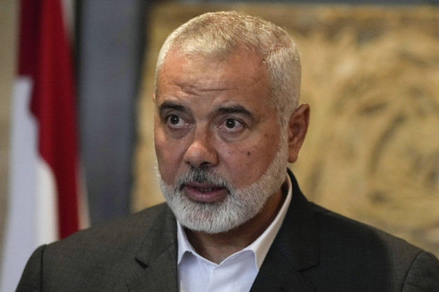 Ismail Haniyeh. Foto: Hassan Ammar/AP PHOTO