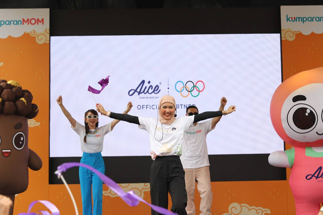 Kicik-kicik Olympic oleh AICE di Festival Hari Anak 2024. Foto: dok. kumparan