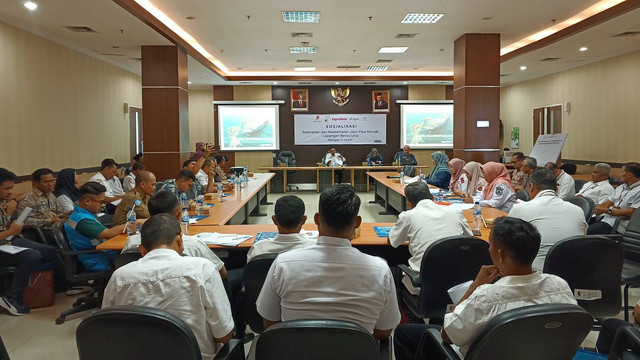 Lokakarya Keamanan dan Keselamatan Jalur Pipa Minyak Lapangan Banyu Urip, di ruang pertemuan Creative Room, Lantai 6 Gedung Pemerintah Kabupaten Bojonegoro. Rabu (31/07/2024) (Aset: Istimewa)