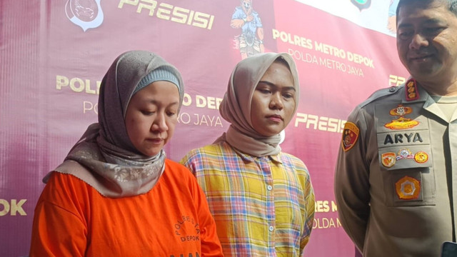 Konferensi pers penganiayaan anak di daycare Wansen School dipimpin oleh Kapolres Depok Kombes Pol Arya Perdana, Depok, Kamis (1/8/2024).  Foto: Thomas Bosco/kumparan