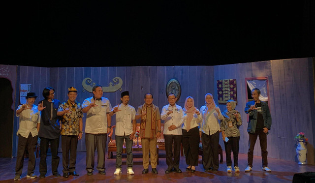 Pembukaan Festival Teater Berbahasa Lampung | Foto : Eka Febriani / Lampung Geh