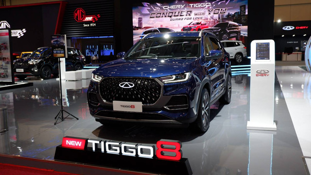 Chery Tiggo 8 di GIIAS 2024. Foto: Aditya Pratama Niagara/kumparan