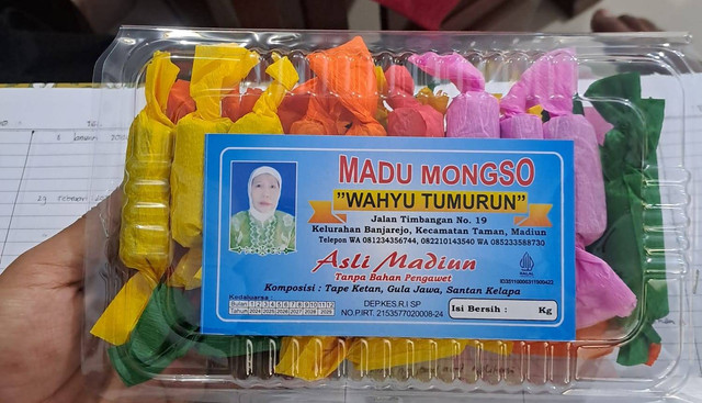 Madumongso jajanan tradisional khas madiun (Dokumentasi Pribadi)