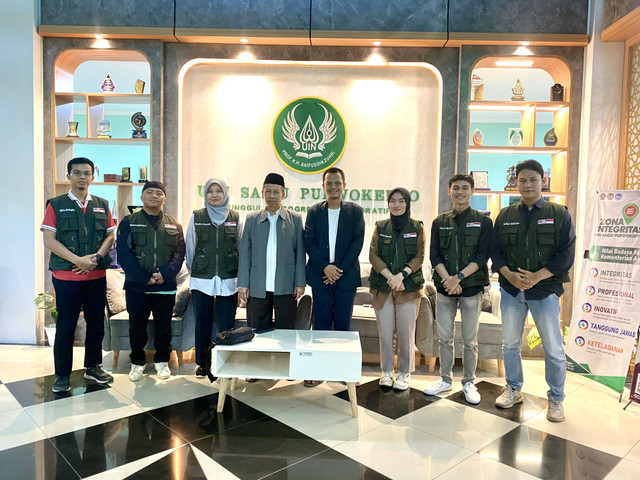 LPPM UIN SAIZU Purwokerto Melepas enam peserta KKN Internasional (31/7).