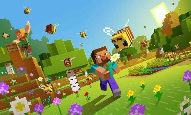 Ilusrasi game Minecraft. Foto: Minecraft 