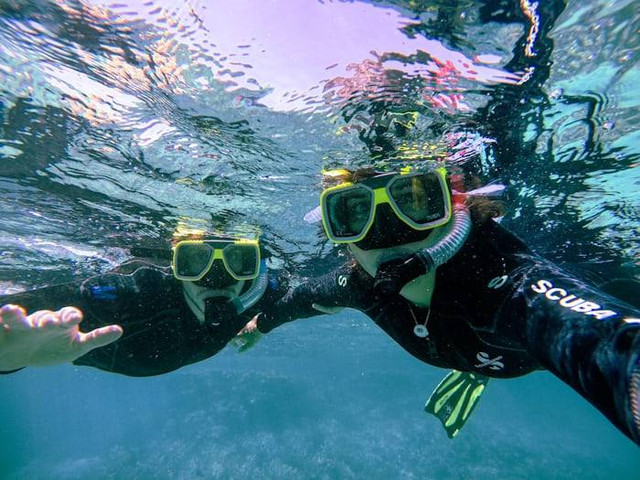 Spot Snorkeling di Malang (Foto hanya ilustrasi, bukan tempat sebenarnya) Sumber: unsplash/ Victoria Ballesteros