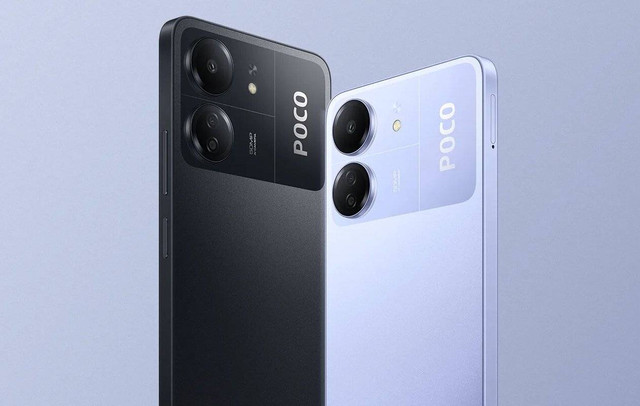 Smartphone Poco C65. Foto: Poco