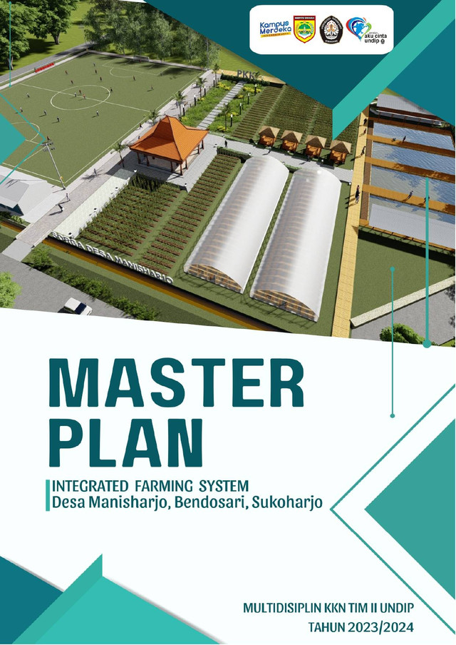 Master Plan Integrated Farming System Desa Manisharjo. Sumber : TIM II KKN UNDIP 2023/2024